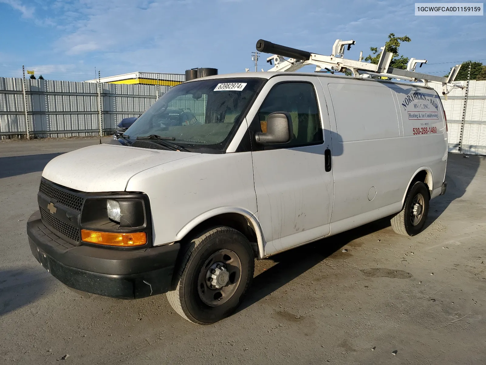 2013 Chevrolet Express G2500 VIN: 1GCWGFCA0D1159159 Lot: 63982974