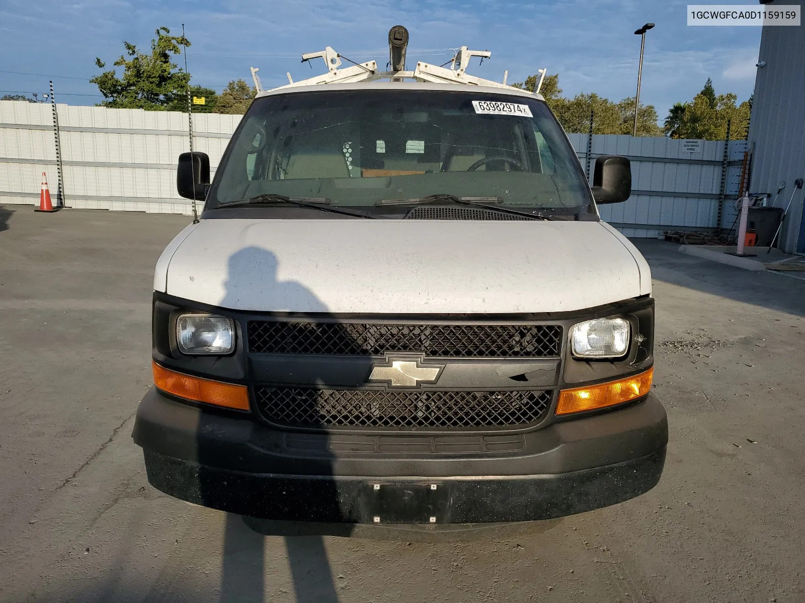 2013 Chevrolet Express G2500 VIN: 1GCWGFCA0D1159159 Lot: 63982974