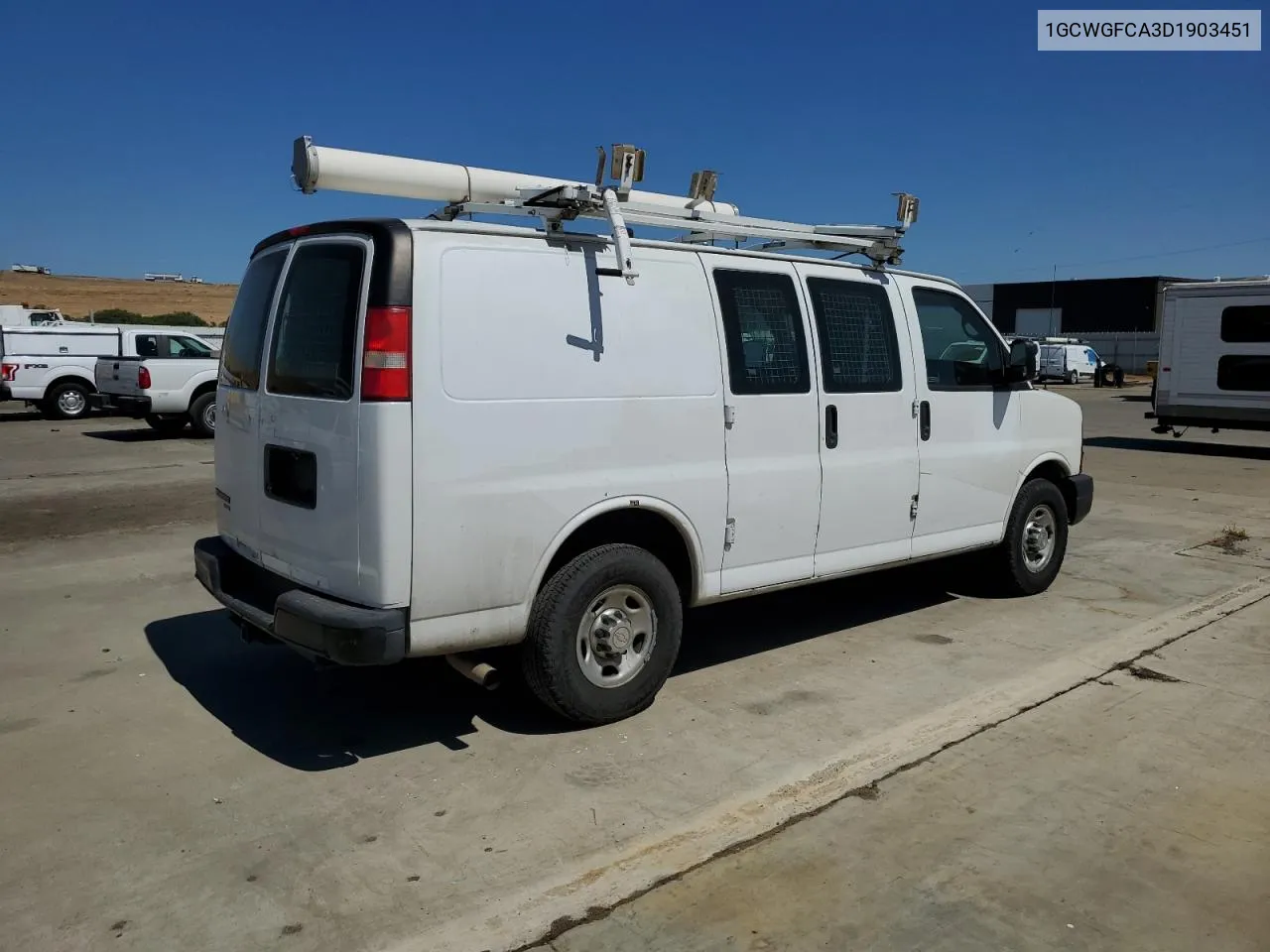 2013 Chevrolet Express G2500 VIN: 1GCWGFCA3D1903451 Lot: 63990744