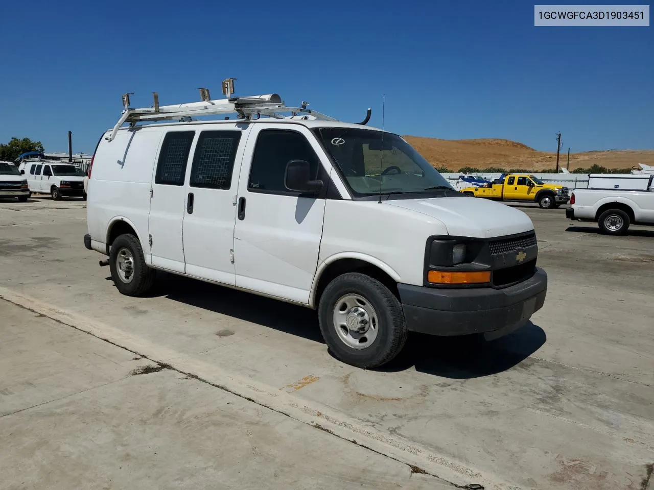 2013 Chevrolet Express G2500 VIN: 1GCWGFCA3D1903451 Lot: 63990744