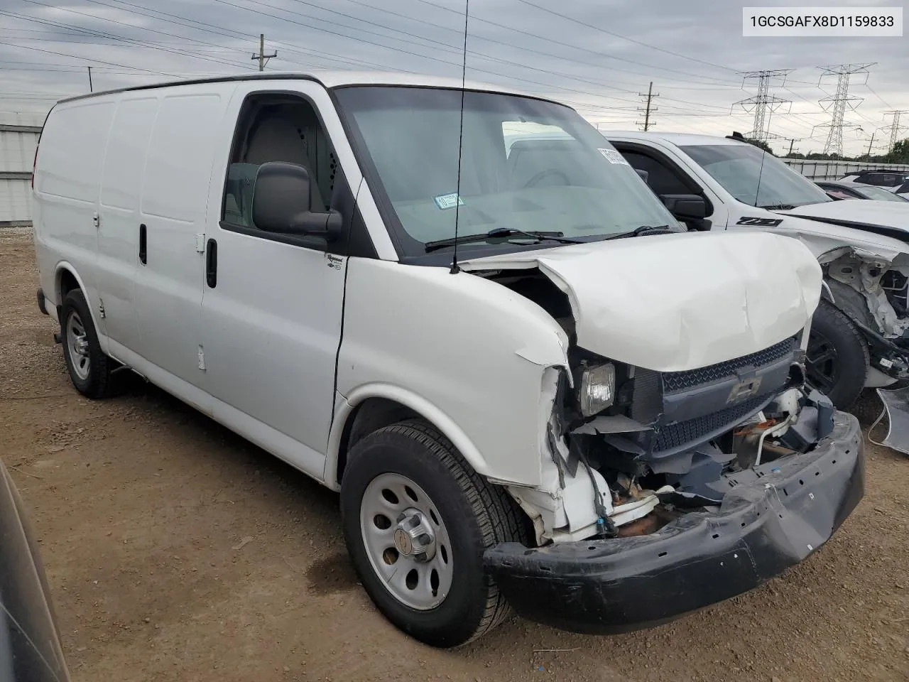 1GCSGAFX8D1159833 2013 Chevrolet Express G1500