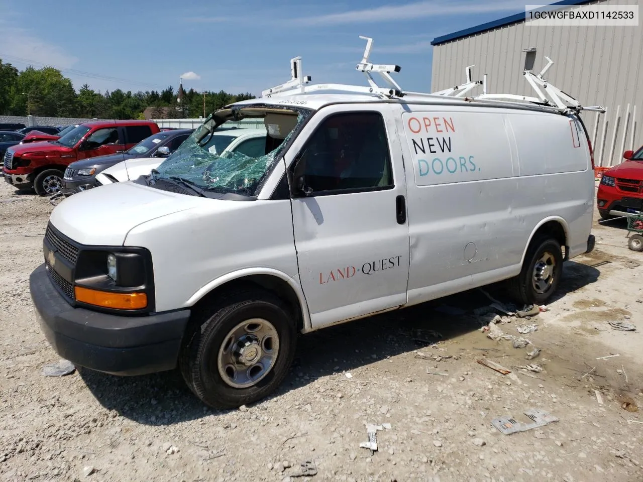 2013 Chevrolet Express G2500 VIN: 1GCWGFBAXD1142533 Lot: 67373134