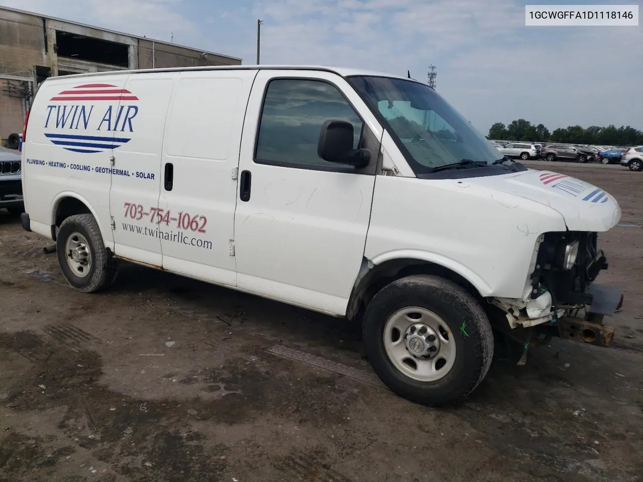 2013 Chevrolet Express G2500 VIN: 1GCWGFFA1D1118146 Lot: 69008204