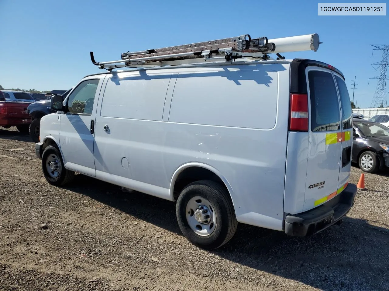 2013 Chevrolet Express G2500 VIN: 1GCWGFCA5D1191251 Lot: 69023984