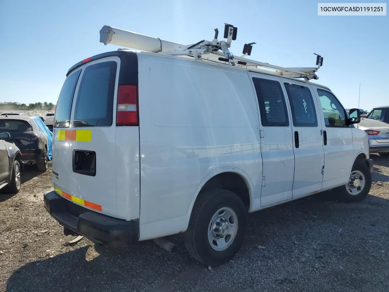 2013 Chevrolet Express G2500 VIN: 1GCWGFCA5D1191251 Lot: 69023984