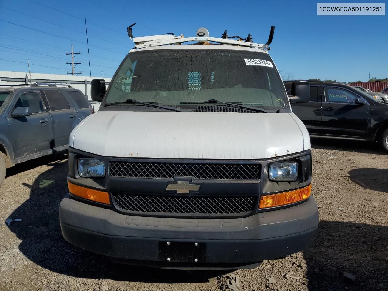 2013 Chevrolet Express G2500 VIN: 1GCWGFCA5D1191251 Lot: 69023984