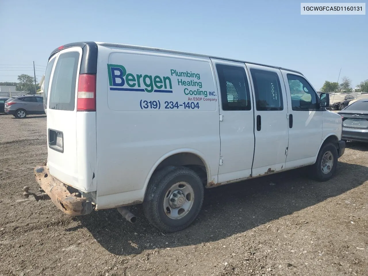 2013 Chevrolet Express G2500 VIN: 1GCWGFCA5D1160131 Lot: 69684734