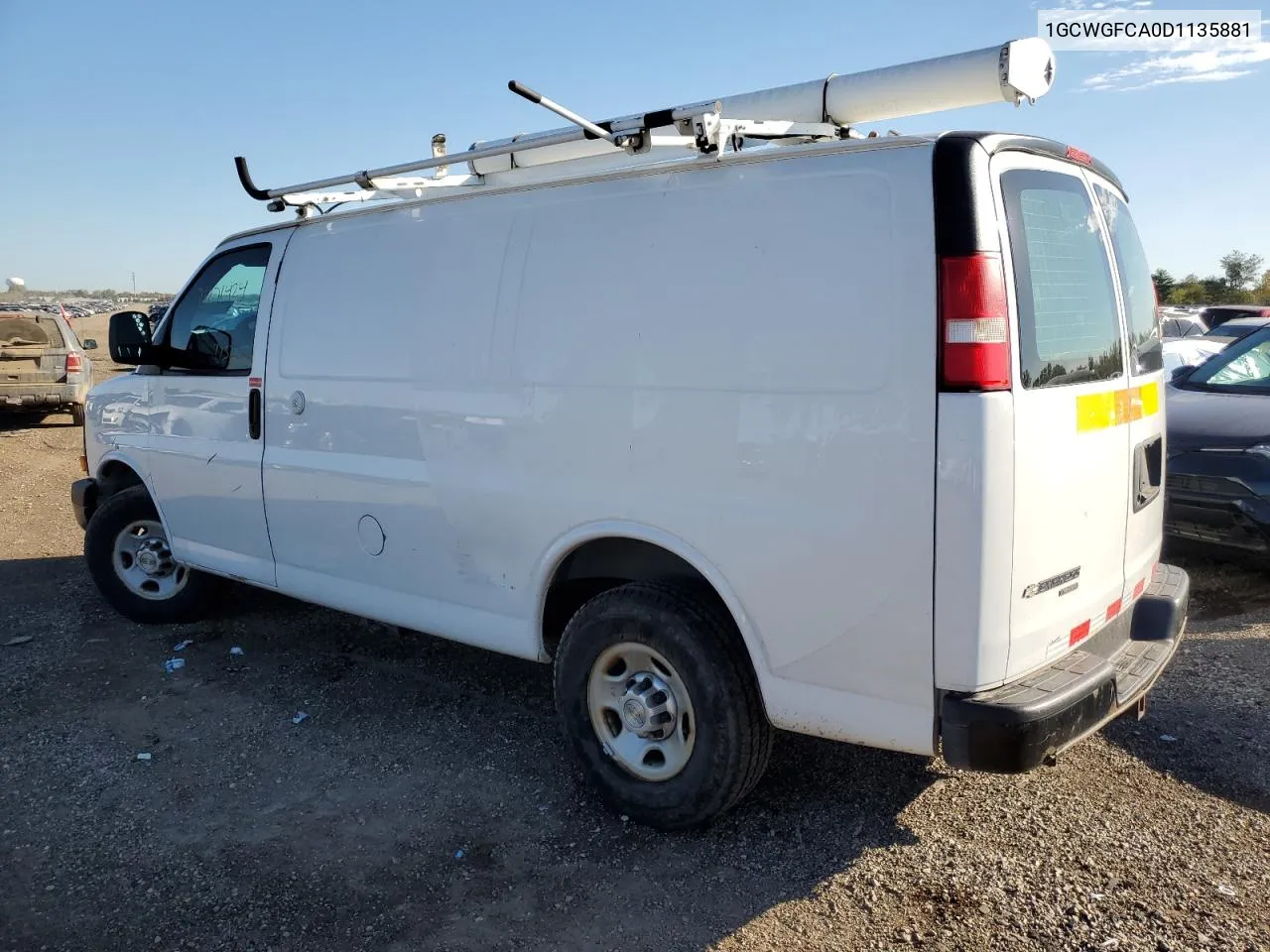 2013 Chevrolet Express G2500 VIN: 1GCWGFCA0D1135881 Lot: 71271424