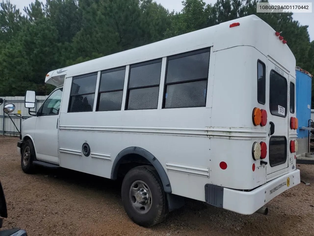 2013 Chevrolet Express G3500 VIN: 1GB0G2BA0D1170442 Lot: 71807294