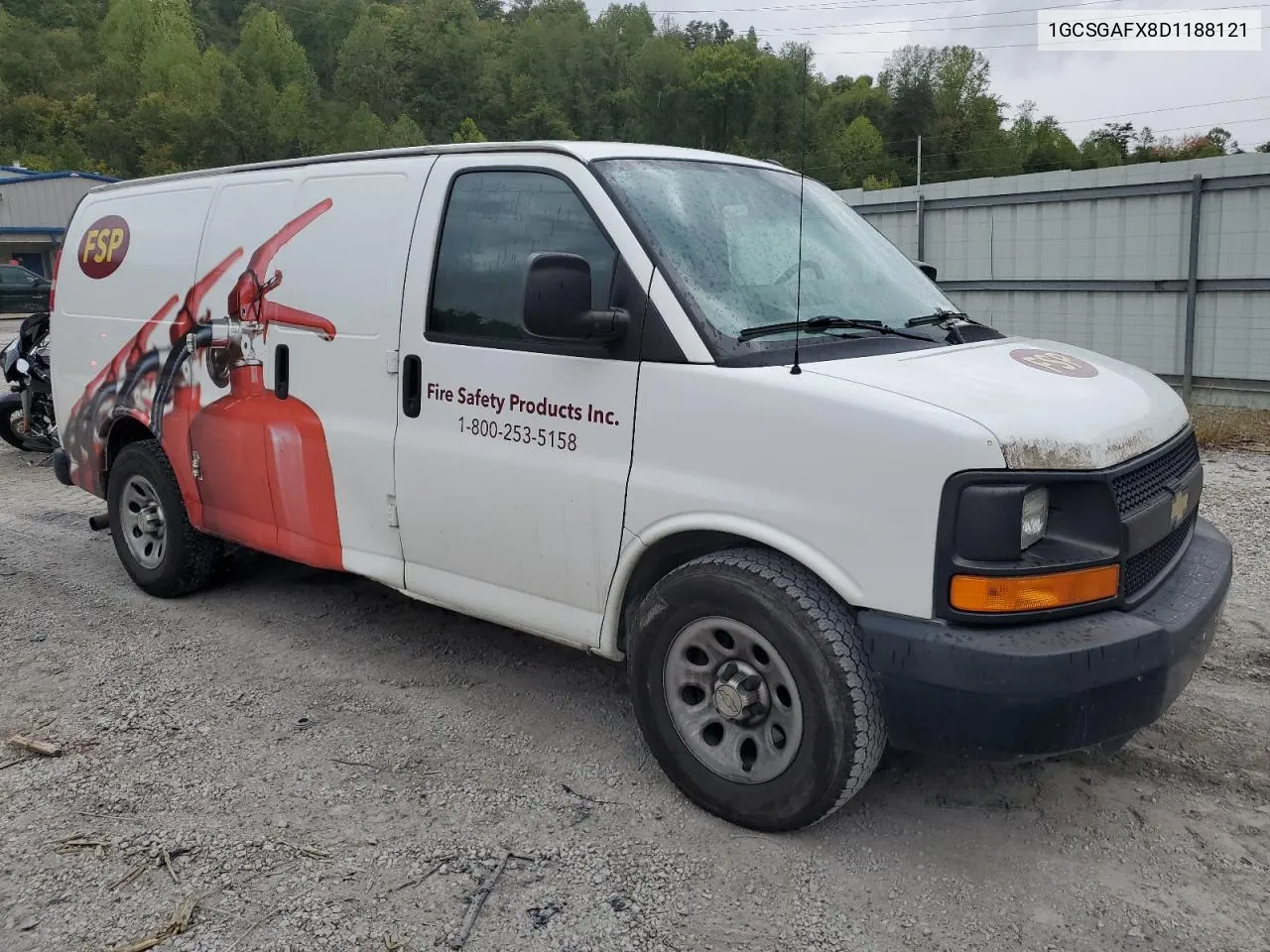 2013 Chevrolet Express G1500 VIN: 1GCSGAFX8D1188121 Lot: 72008084