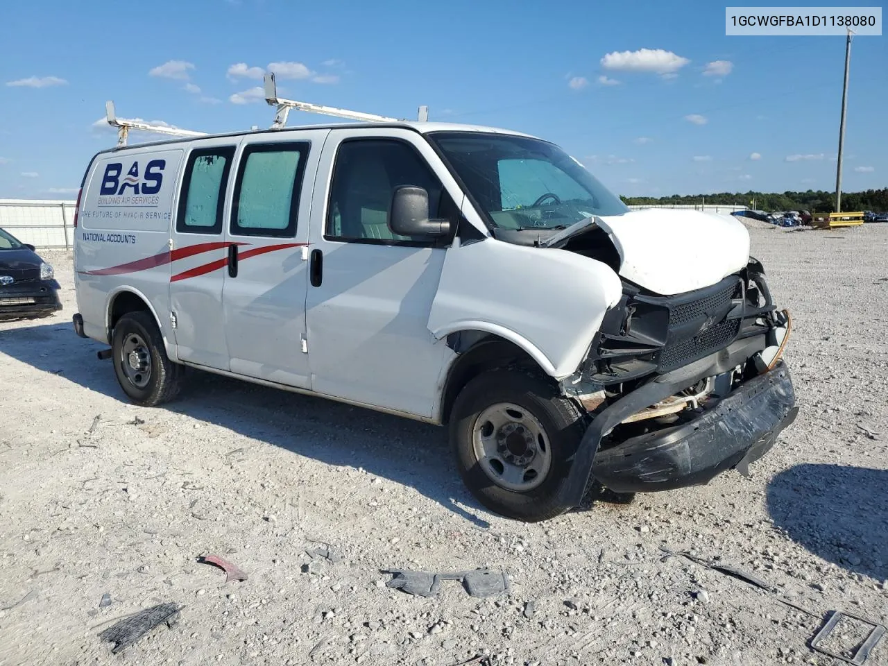 2013 Chevrolet Express G2500 VIN: 1GCWGFBA1D1138080 Lot: 72049214