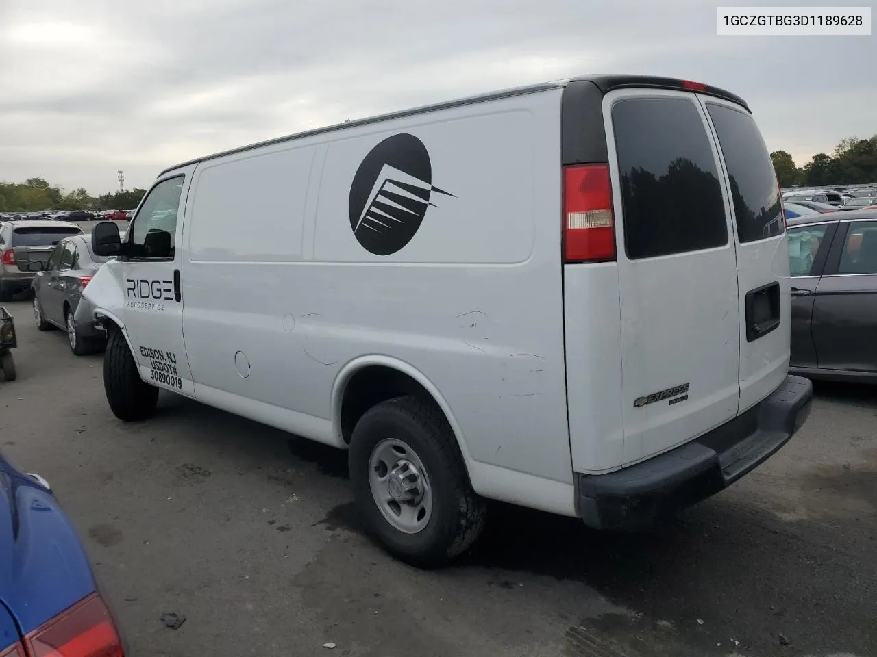 2013 Chevrolet Express G3500 VIN: 1GCZGTBG3D1189628 Lot: 72337554