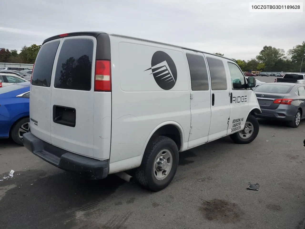 2013 Chevrolet Express G3500 VIN: 1GCZGTBG3D1189628 Lot: 72337554