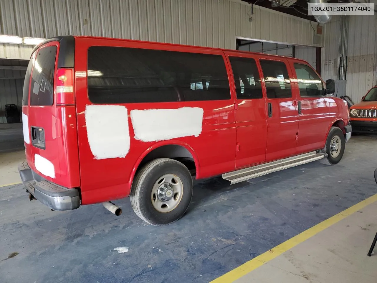 2013 Chevrolet Express G3500 Lt VIN: 1GAZG1FG5D1174040 Lot: 72641074