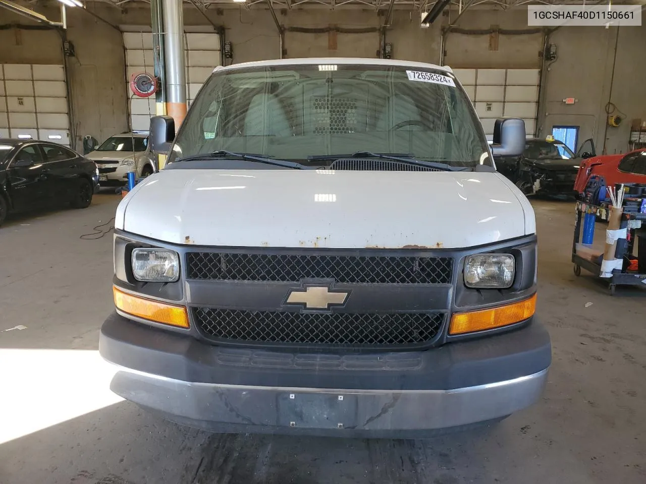 2013 Chevrolet Express G1500 VIN: 1GCSHAF40D1150661 Lot: 72658324