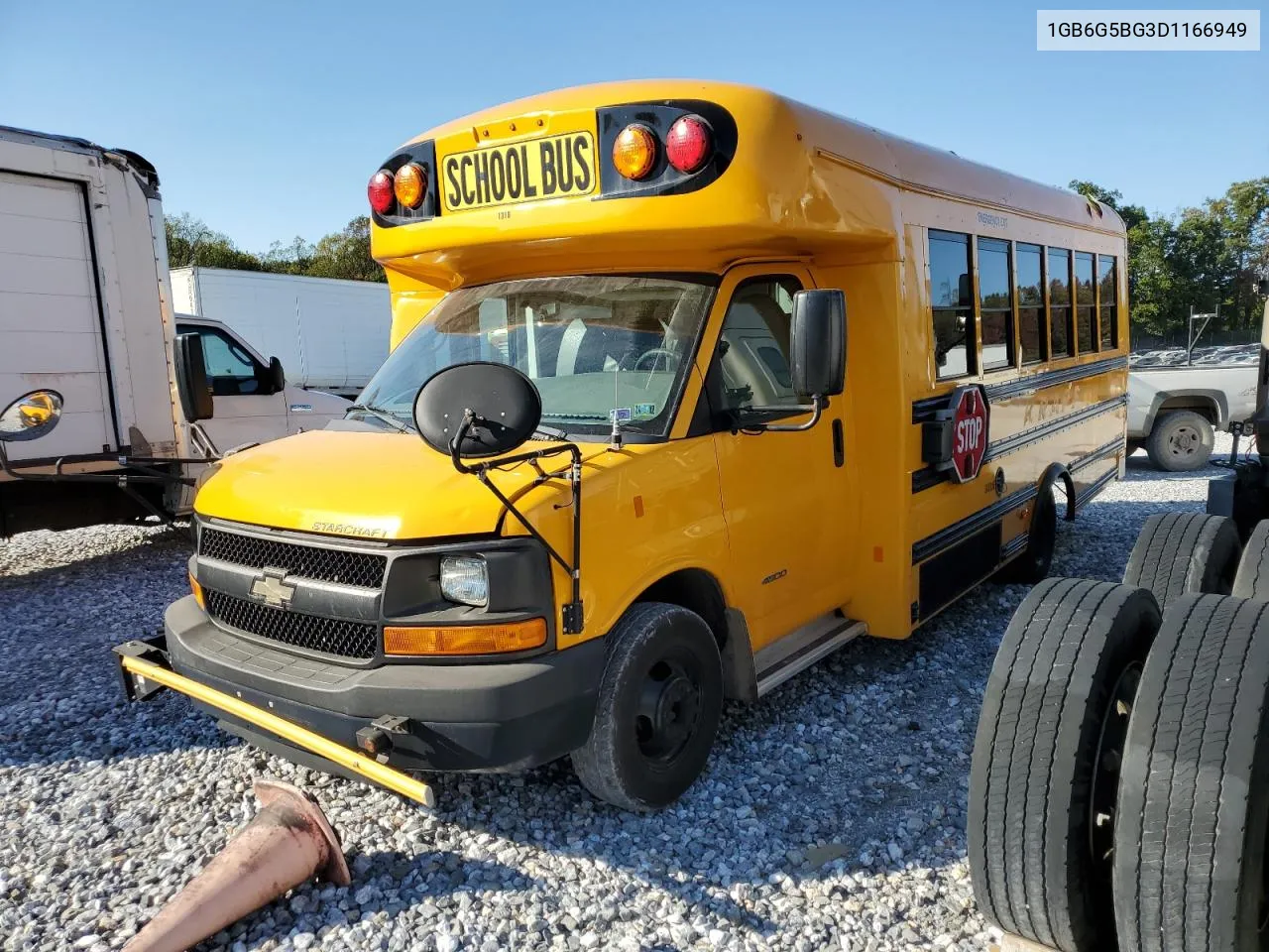 2013 Chevrolet Express G4500 VIN: 1GB6G5BG3D1166949 Lot: 73405394