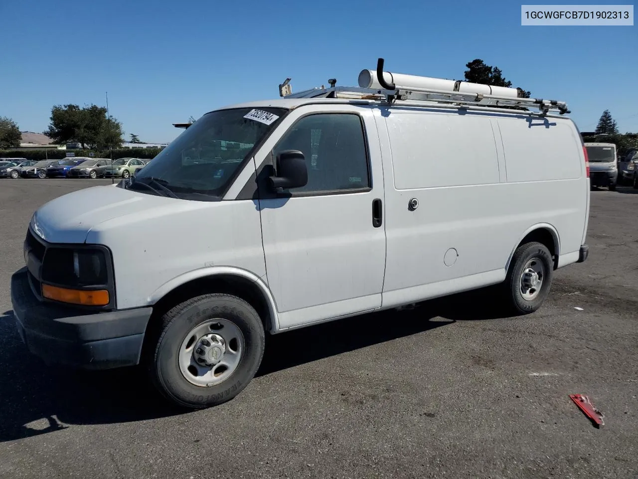 2013 Chevrolet Express G2500 VIN: 1GCWGFCB7D1902313 Lot: 73520794