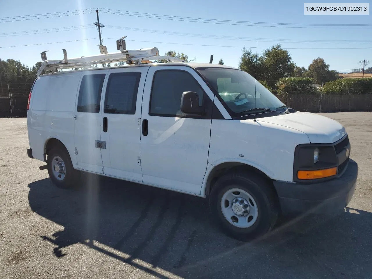 2013 Chevrolet Express G2500 VIN: 1GCWGFCB7D1902313 Lot: 73520794