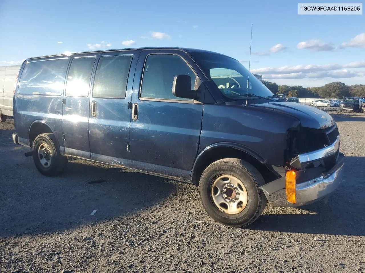 2013 Chevrolet Express G2500 VIN: 1GCWGFCA4D1168205 Lot: 74114434