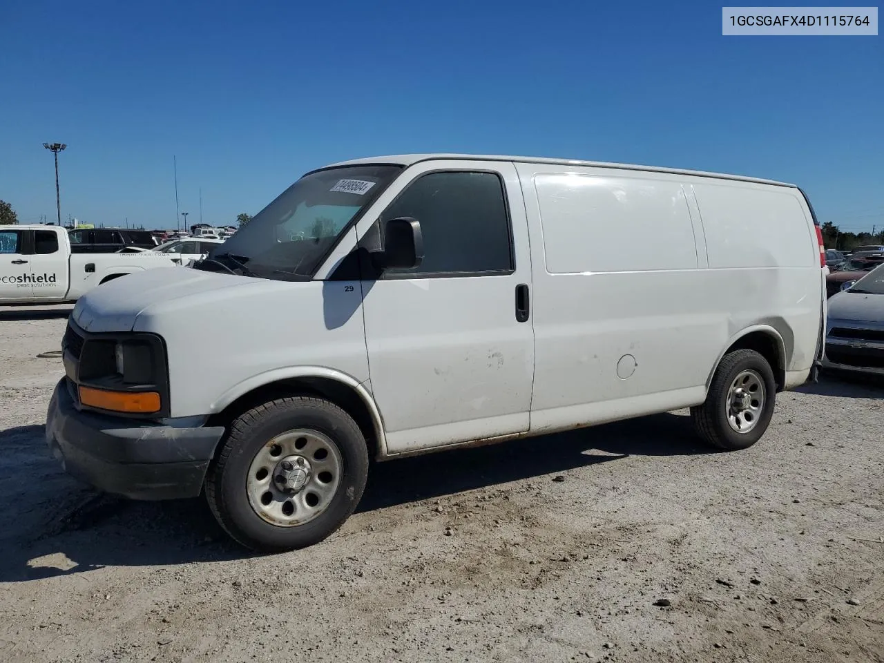 2013 Chevrolet Express G1500 VIN: 1GCSGAFX4D1115764 Lot: 74498504