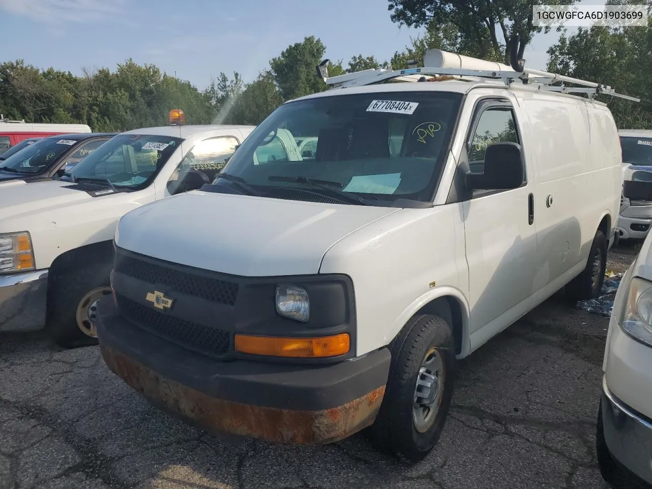 2013 Chevrolet Express G2500 VIN: 1GCWGFCA6D1903699 Lot: 74605604