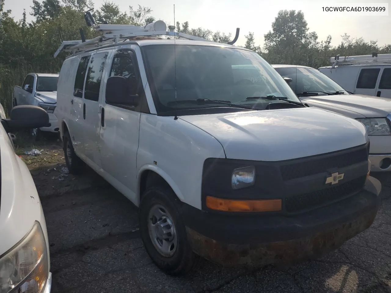 2013 Chevrolet Express G2500 VIN: 1GCWGFCA6D1903699 Lot: 74605604