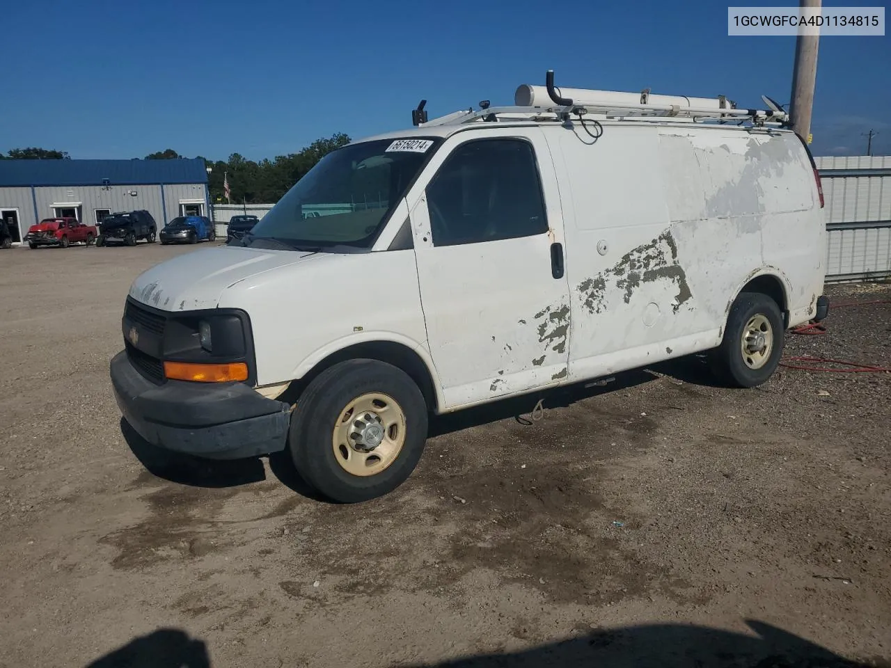 2013 Chevrolet Express G2500 VIN: 1GCWGFCA4D1134815 Lot: 74760474