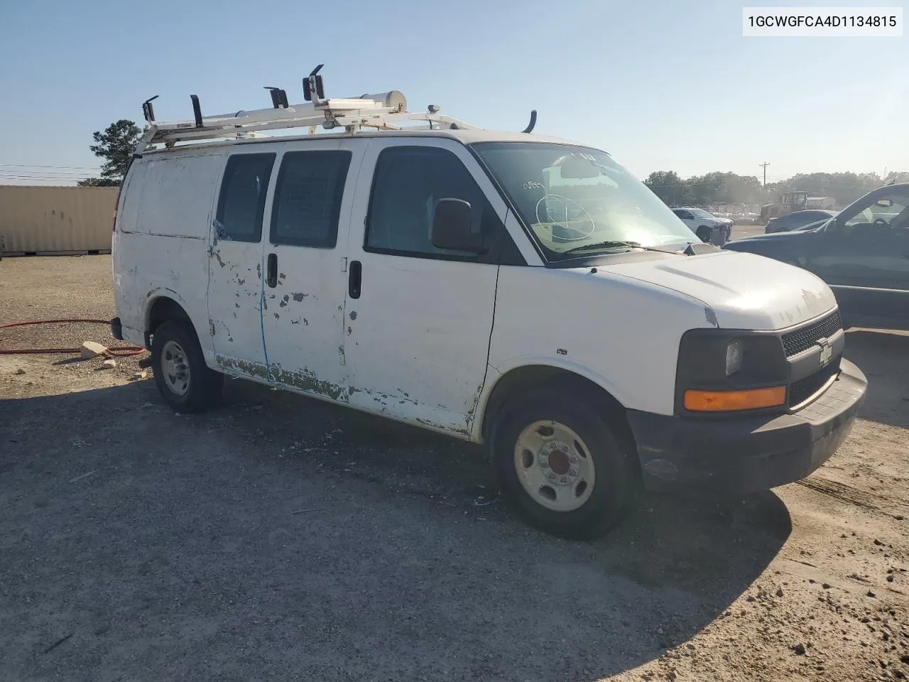 2013 Chevrolet Express G2500 VIN: 1GCWGFCA4D1134815 Lot: 74760474