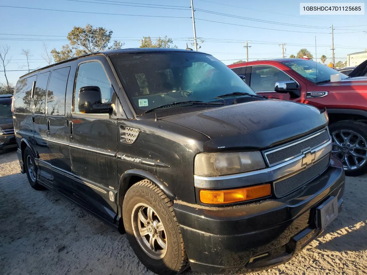 2013 Chevrolet Express G1500 3Lt VIN: 1GBSHDC47D1125685 Lot: 74790304