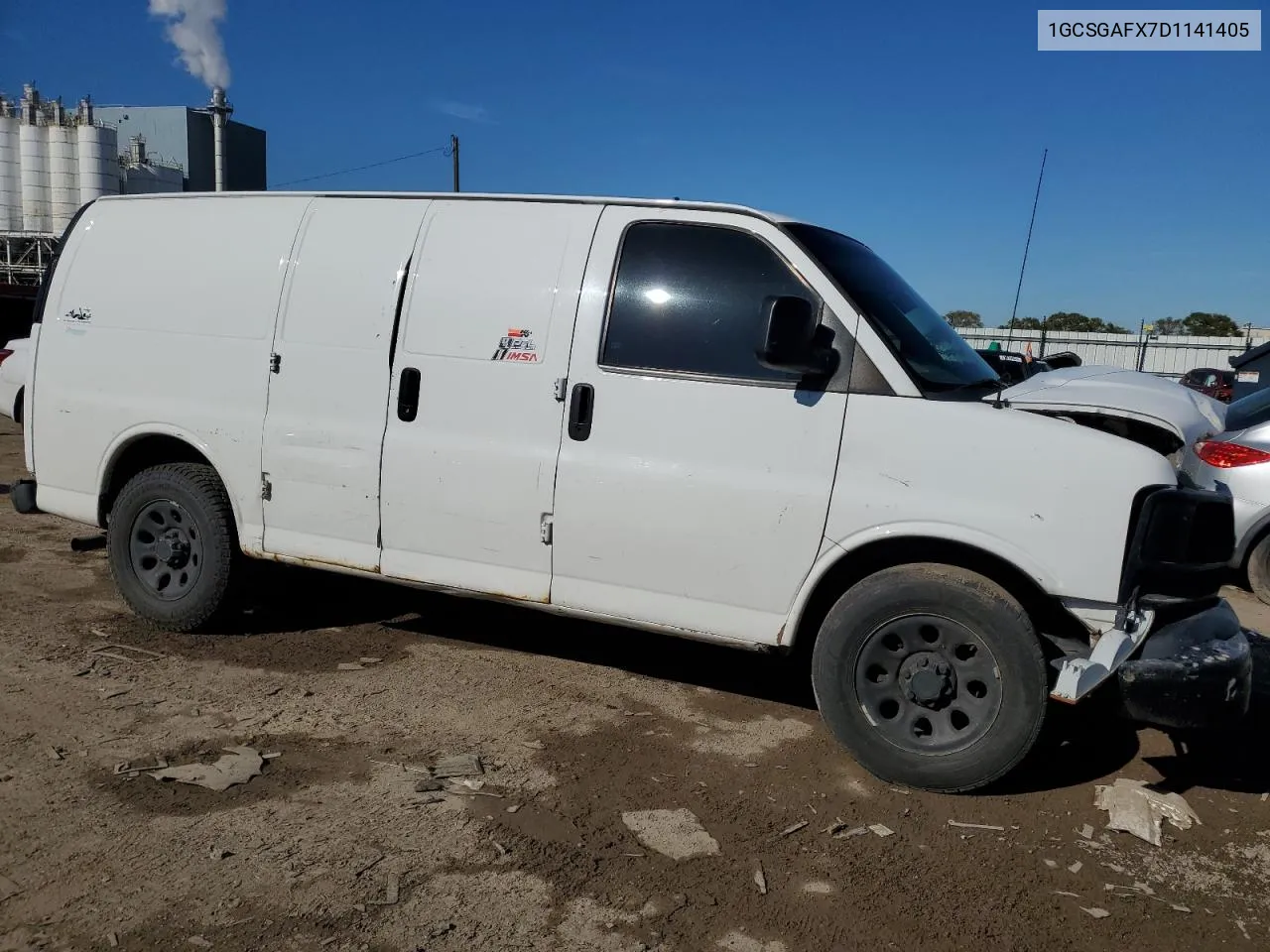 2013 Chevrolet Express G1500 VIN: 1GCSGAFX7D1141405 Lot: 74807464