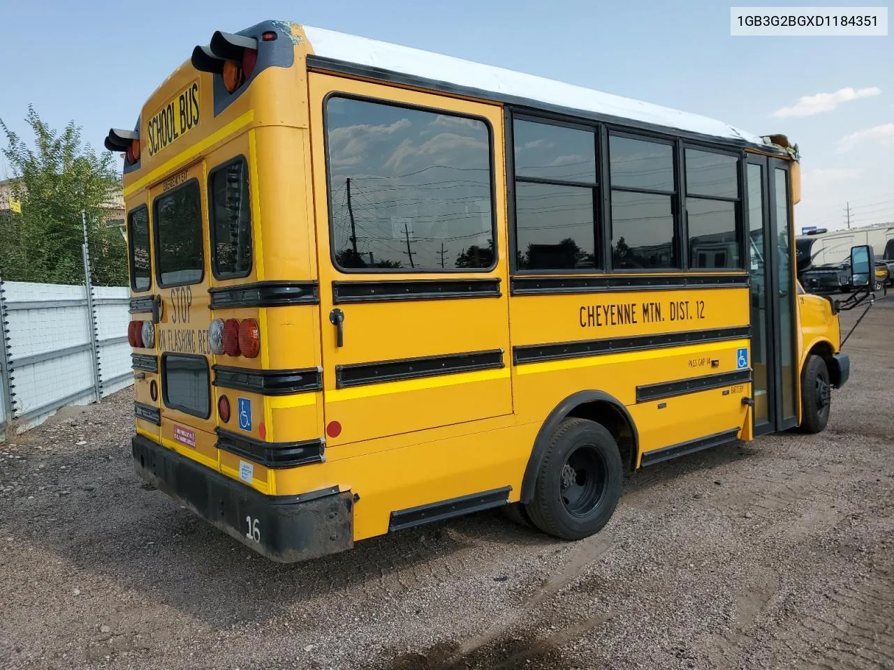 2013 Chevrolet Express G3500 VIN: 1GB3G2BGXD1184351 Lot: 75451684