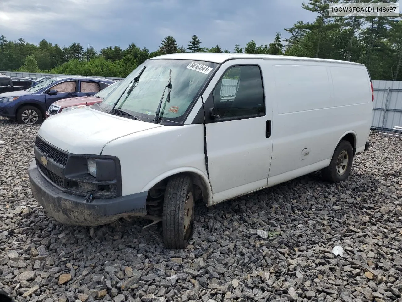 2013 Chevrolet Express G2500 VIN: 1GCWGFCA6D1148697 Lot: 75815364