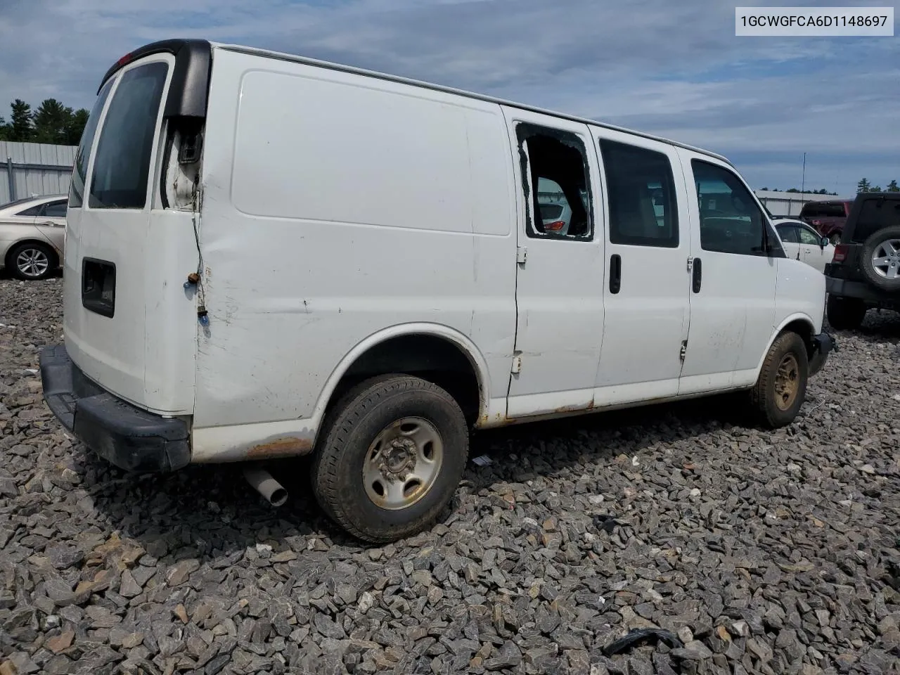 2013 Chevrolet Express G2500 VIN: 1GCWGFCA6D1148697 Lot: 75815364