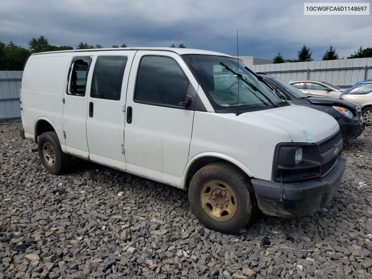 2013 Chevrolet Express G2500 VIN: 1GCWGFCA6D1148697 Lot: 75815364