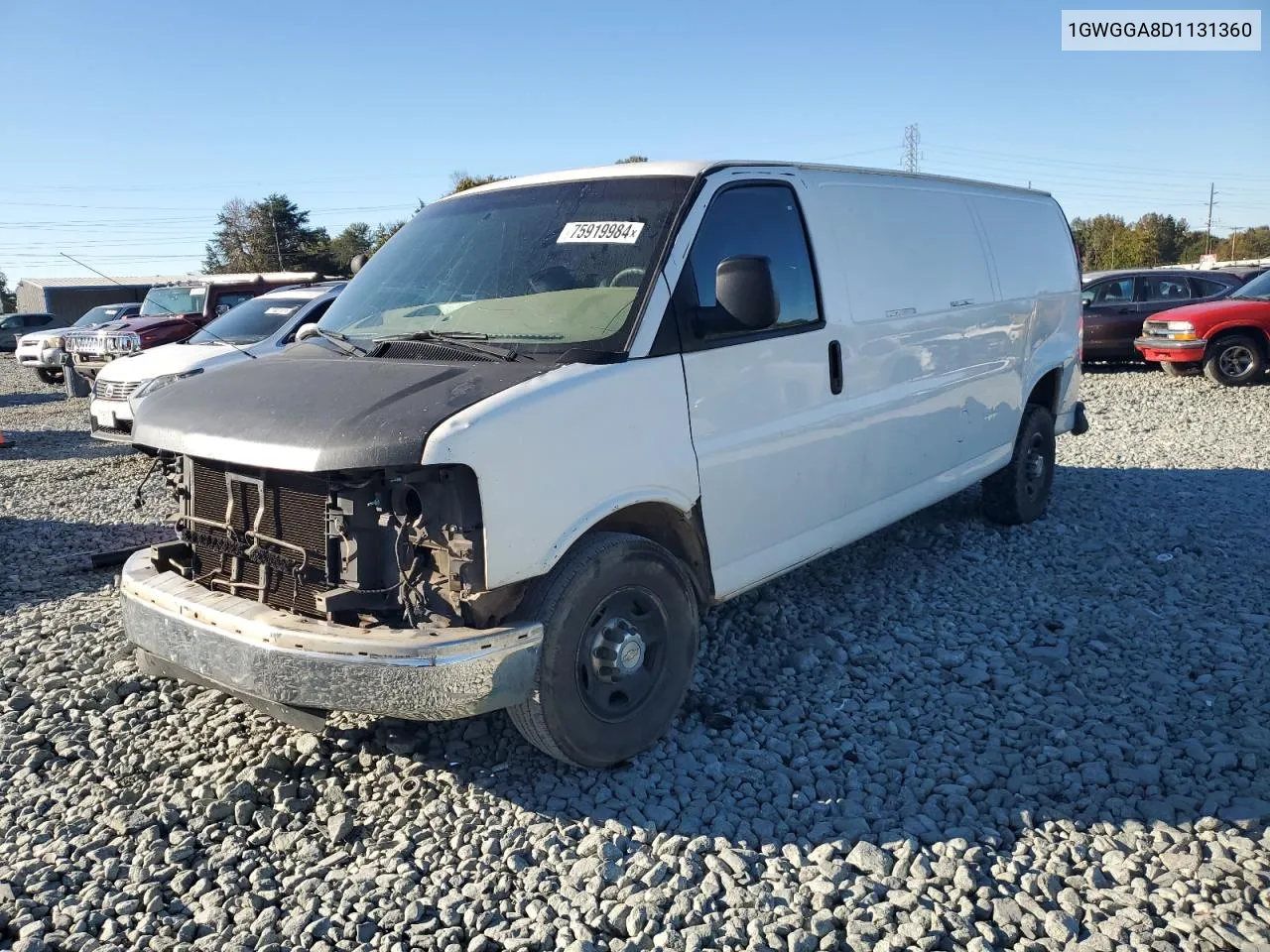 2013 Chevrolet Express G2 VIN: 1GWGGA8D1131360 Lot: 75919984