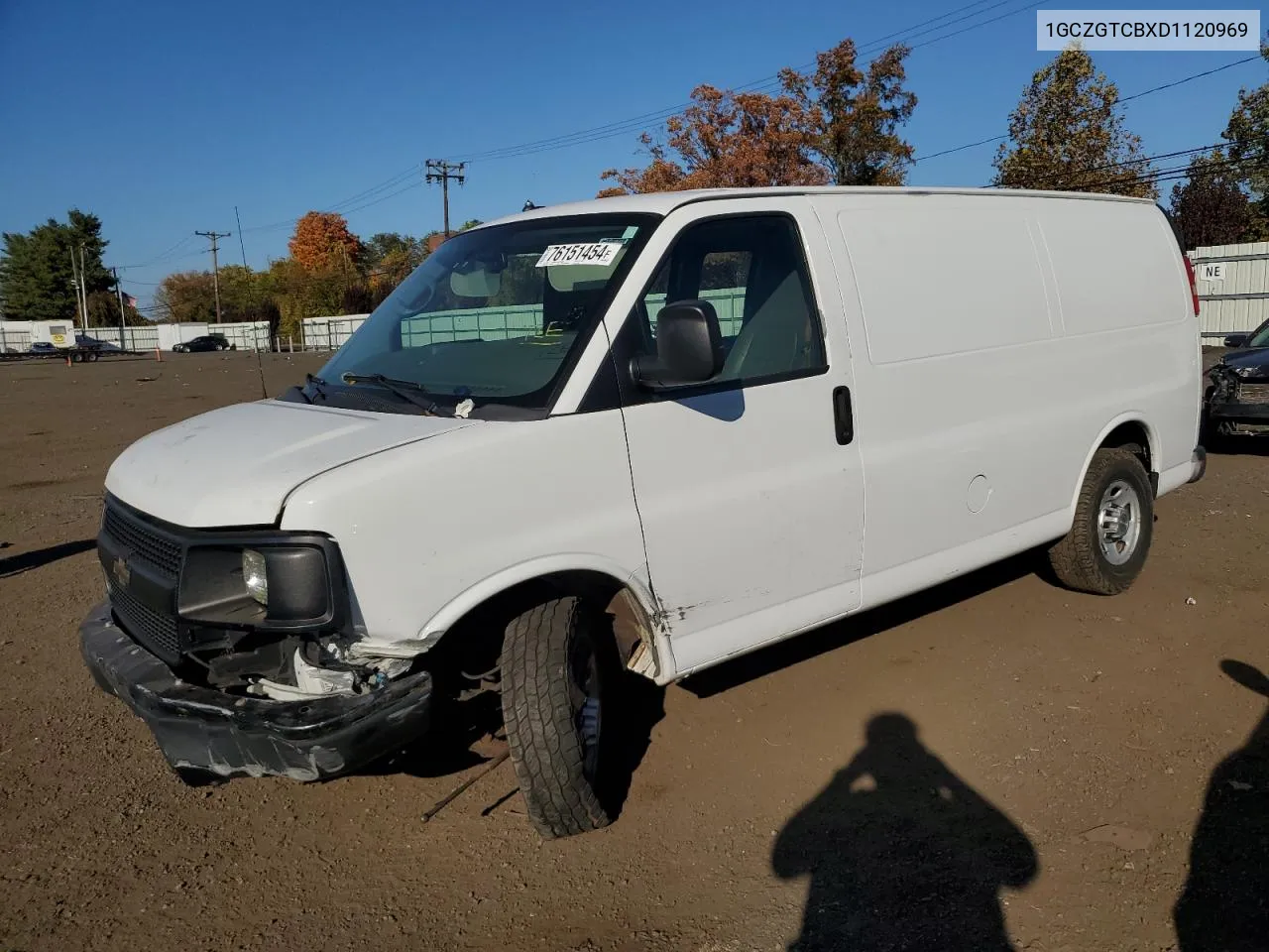 2013 Chevrolet Express G3500 VIN: 1GCZGTCBXD1120969 Lot: 76151454