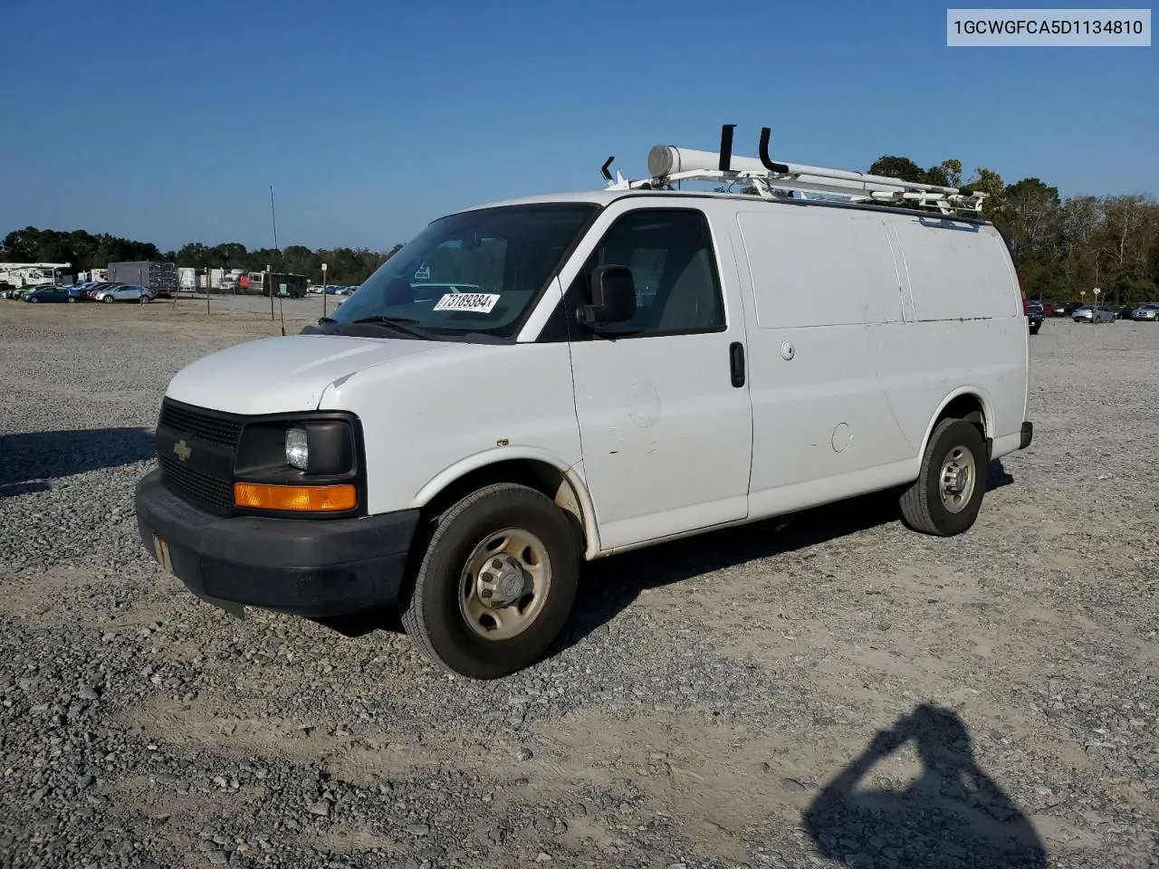 2013 Chevrolet Express G2500 VIN: 1GCWGFCA5D1134810 Lot: 78274994