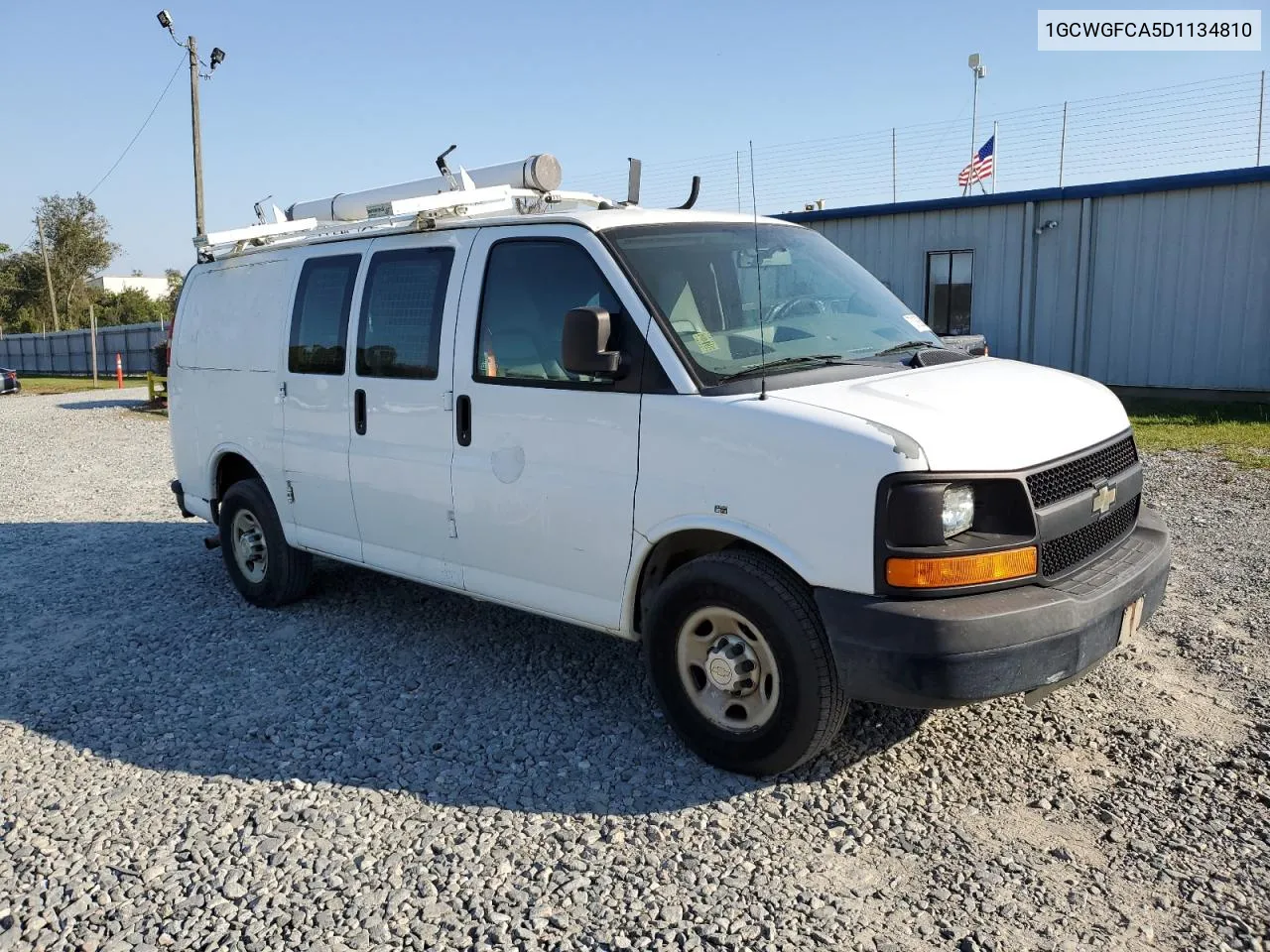 2013 Chevrolet Express G2500 VIN: 1GCWGFCA5D1134810 Lot: 78274994