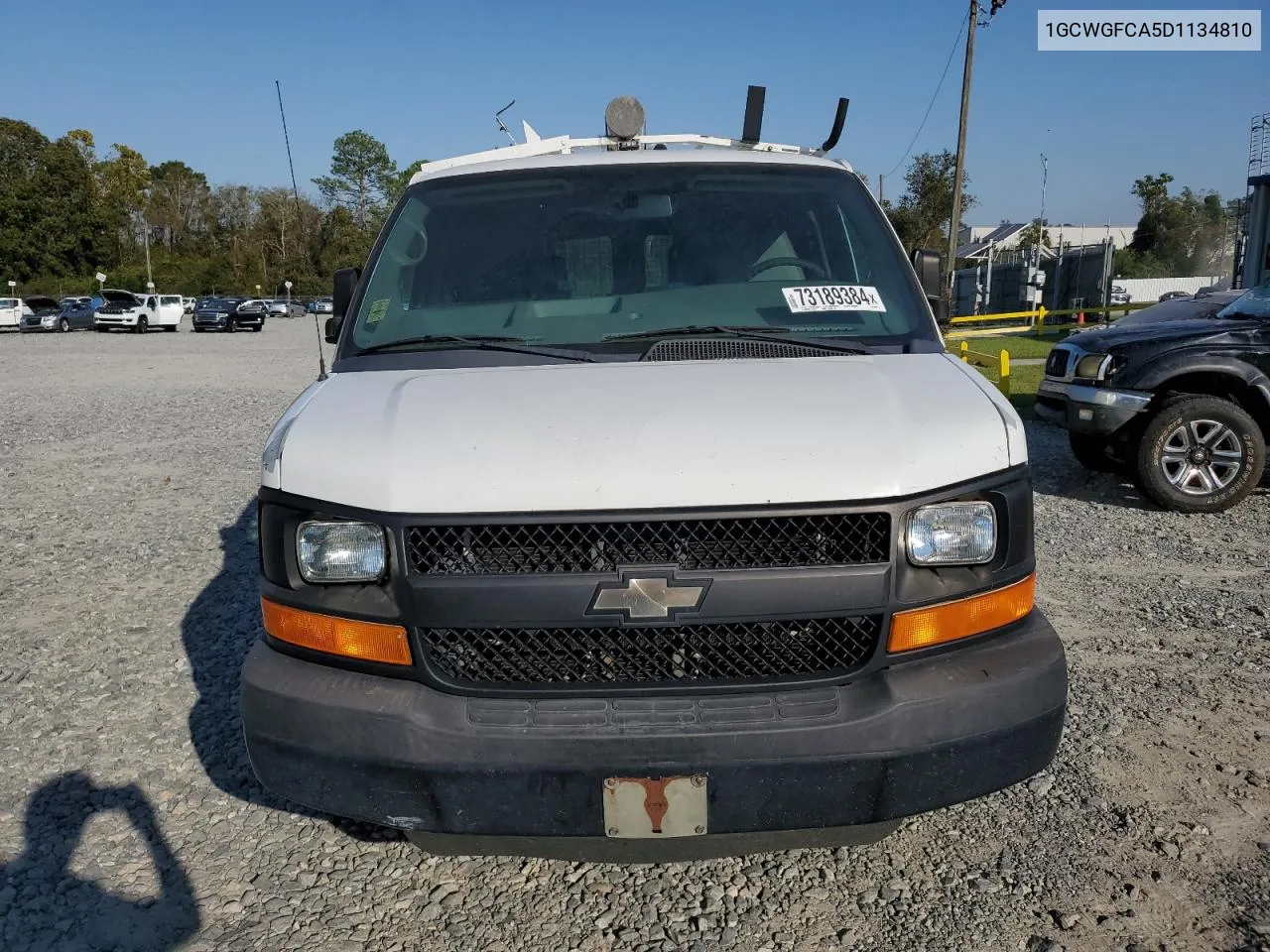 2013 Chevrolet Express G2500 VIN: 1GCWGFCA5D1134810 Lot: 78274994