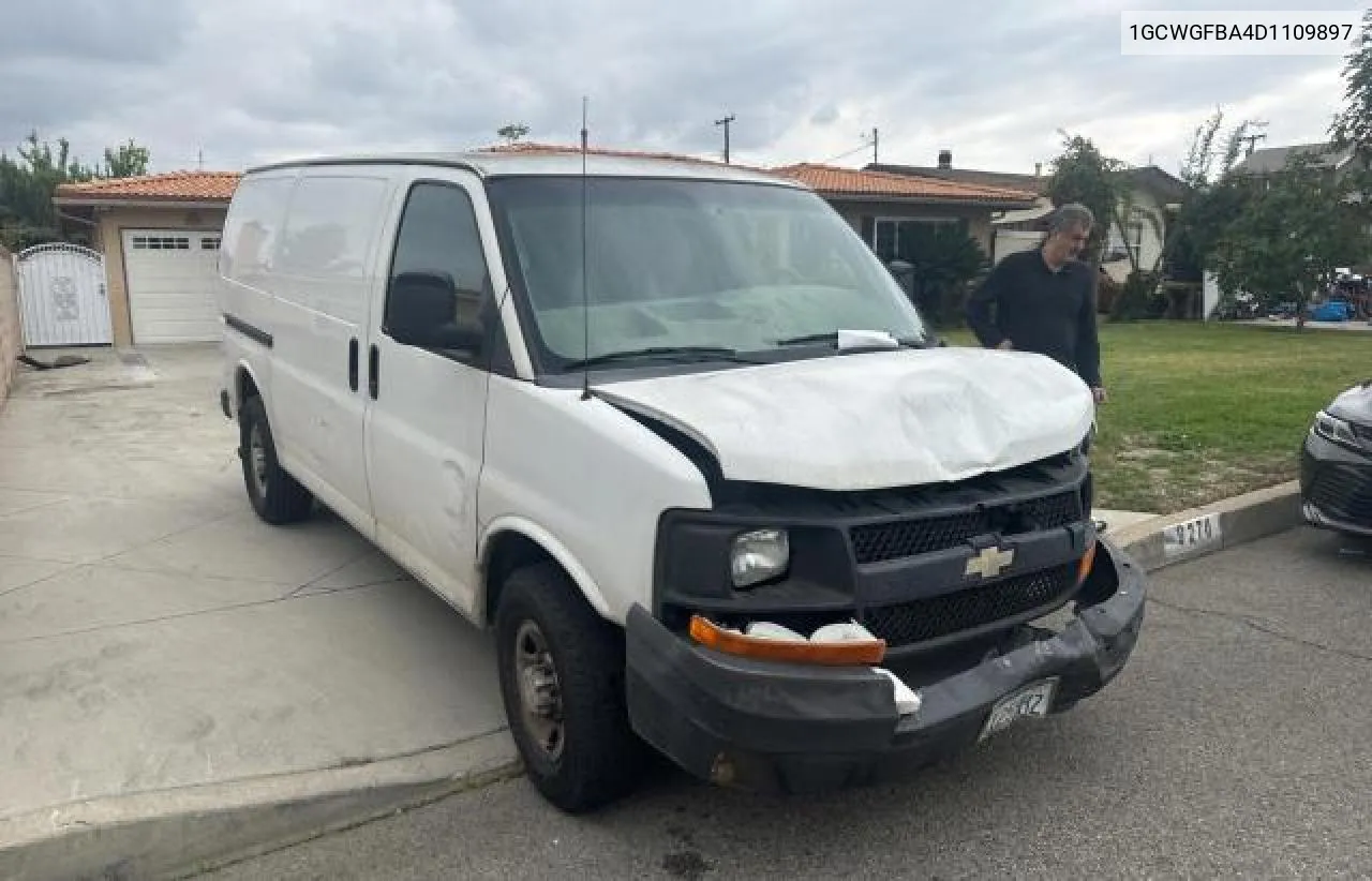 2013 Chevrolet Express G2500 VIN: 1GCWGFBA4D1109897 Lot: 79345824