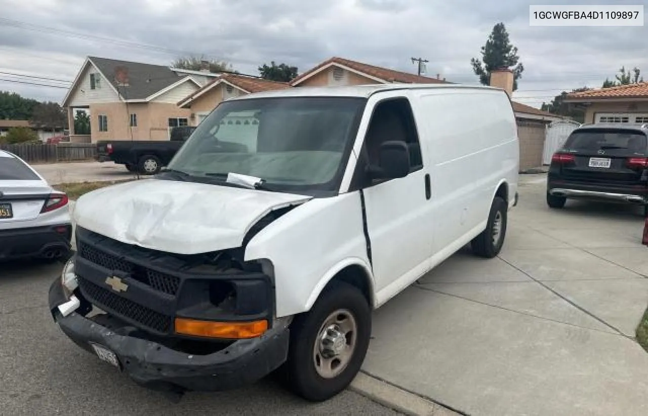 2013 Chevrolet Express G2500 VIN: 1GCWGFBA4D1109897 Lot: 79345824