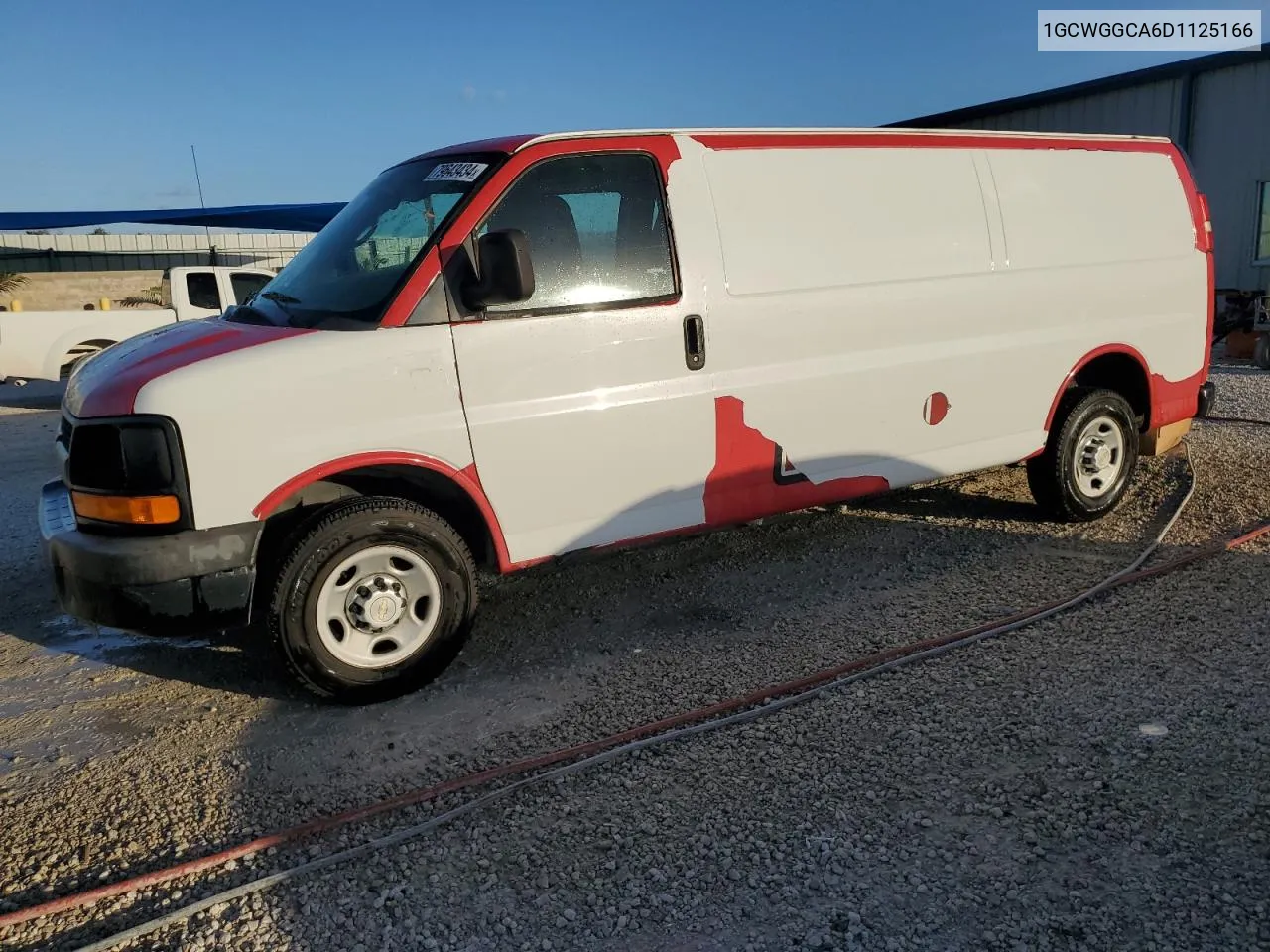 2013 Chevrolet Express G2500 VIN: 1GCWGGCA6D1125166 Lot: 79643434