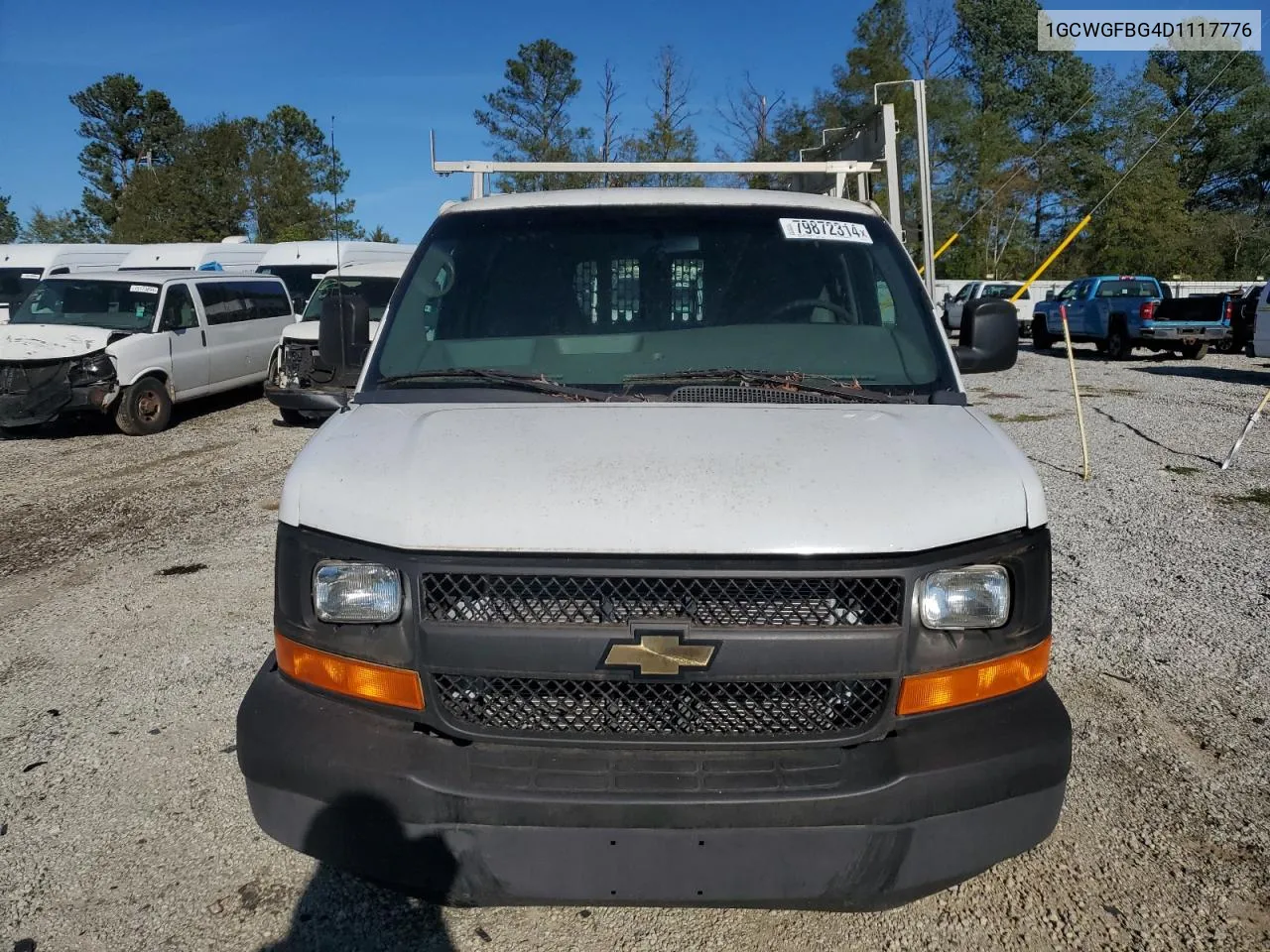 2013 Chevrolet Express G2500 VIN: 1GCWGFBG4D1117776 Lot: 79872314