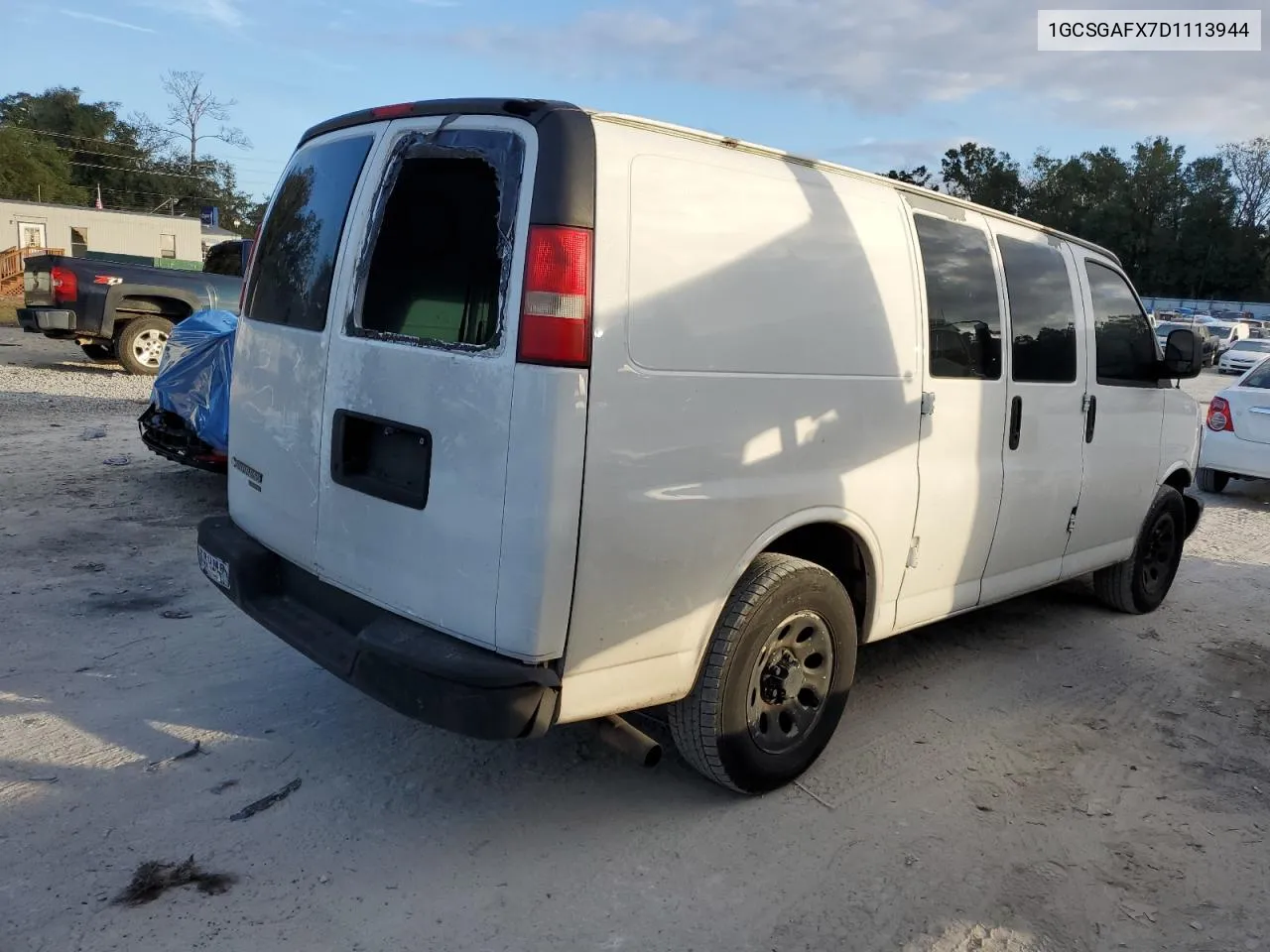 2013 Chevrolet Express G1500 VIN: 1GCSGAFX7D1113944 Lot: 80474374