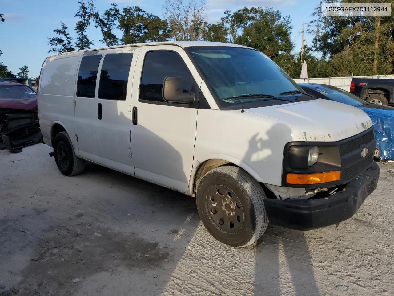 2013 Chevrolet Express G1500 VIN: 1GCSGAFX7D1113944 Lot: 80474374