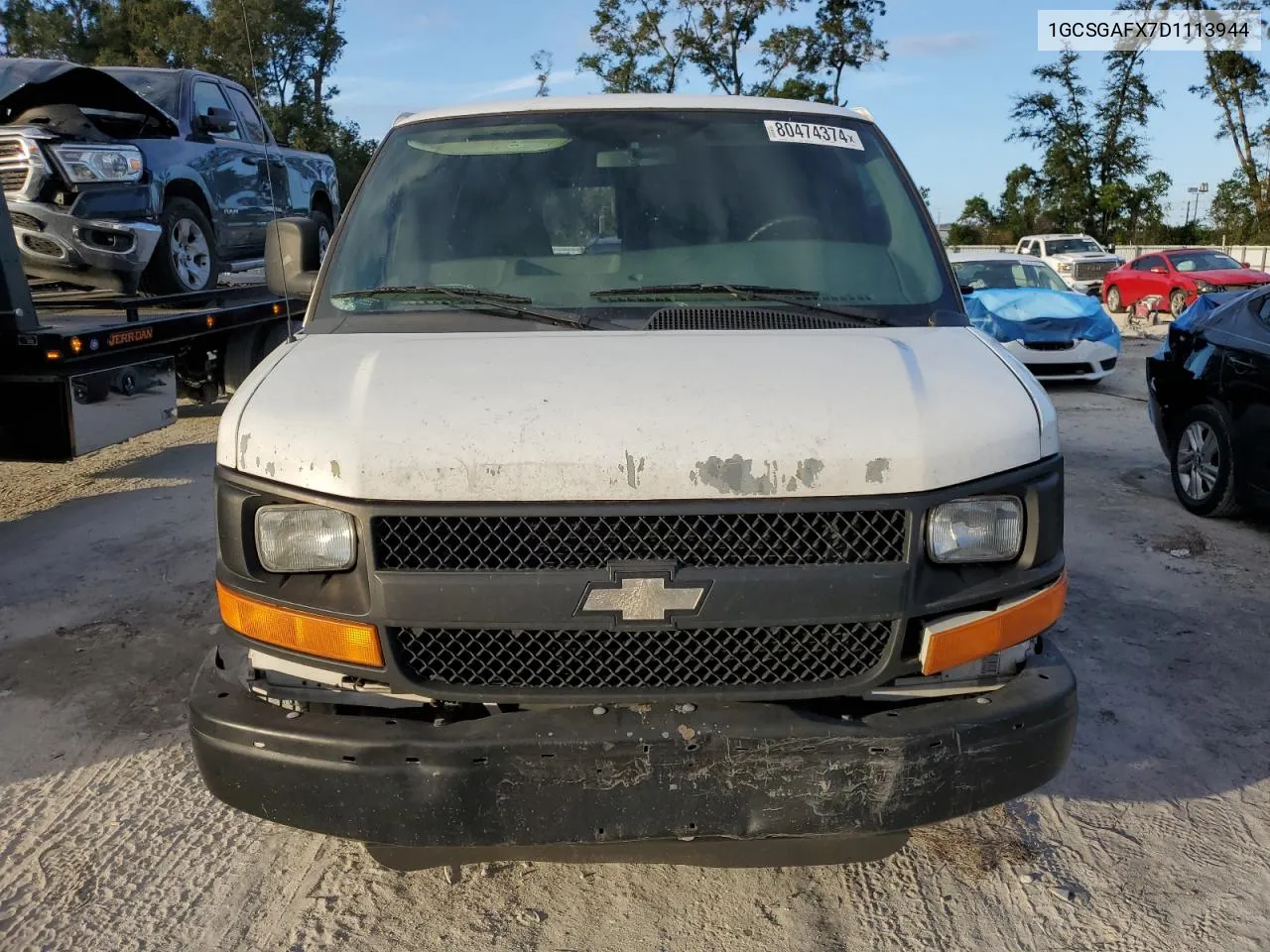 2013 Chevrolet Express G1500 VIN: 1GCSGAFX7D1113944 Lot: 80474374