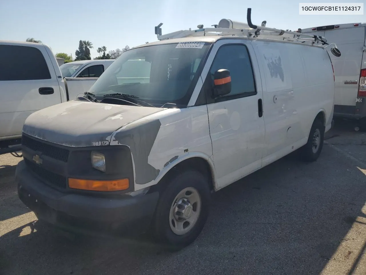 2014 Chevrolet Express G2500 VIN: 1GCWGFCB1E1124317 Lot: 55308694