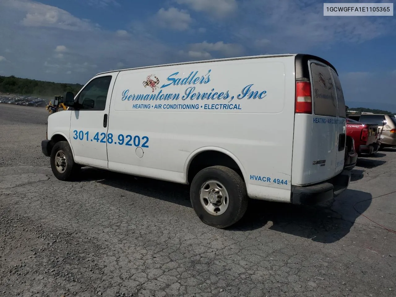 2014 Chevrolet Express G2500 VIN: 1GCWGFFA1E1105365 Lot: 68773214