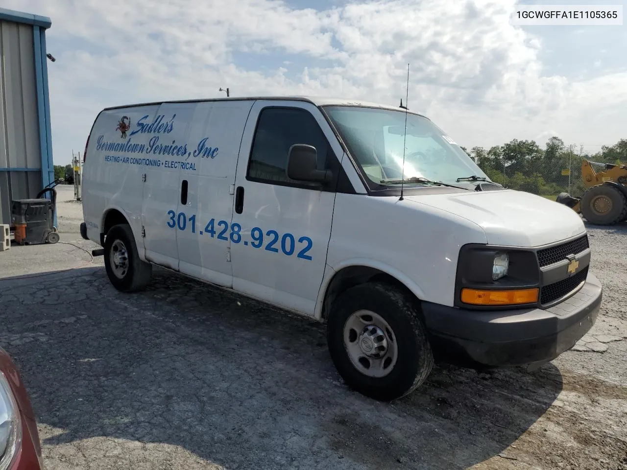 1GCWGFFA1E1105365 2014 Chevrolet Express G2500