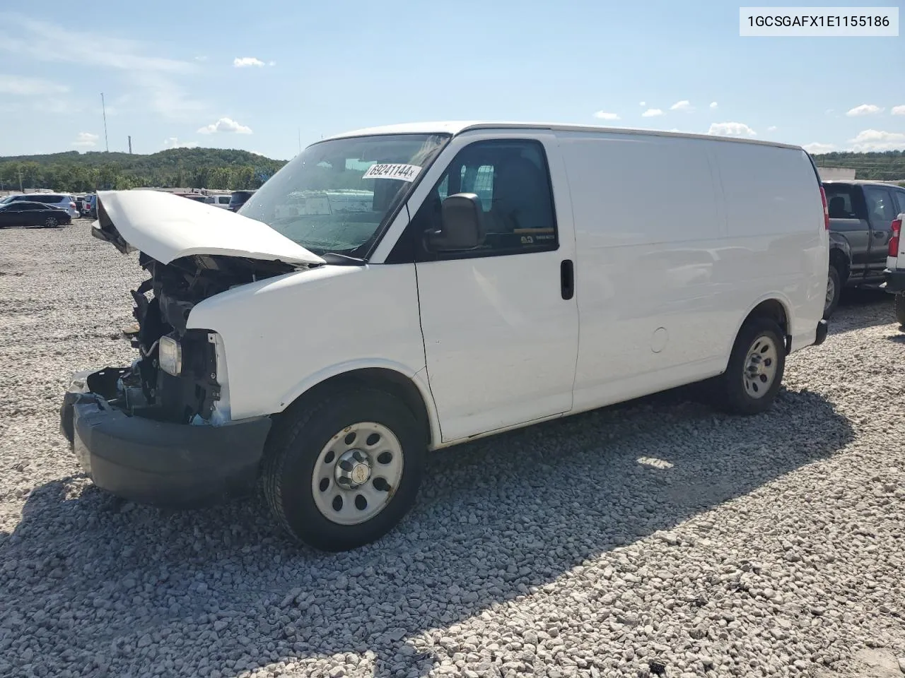 2014 Chevrolet Express G1500 VIN: 1GCSGAFX1E1155186 Lot: 69241144